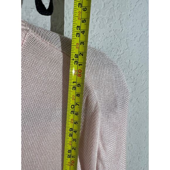 Mimi Maternity Knit Sweater Crew-Neck Pullover Super Soft Women's Size S Pink - Picture 7 of 8